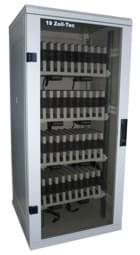 Standschrank für 40 Tablets und Smartphones Großer Tablet Lade-Schrank für 40 USB-Geräte